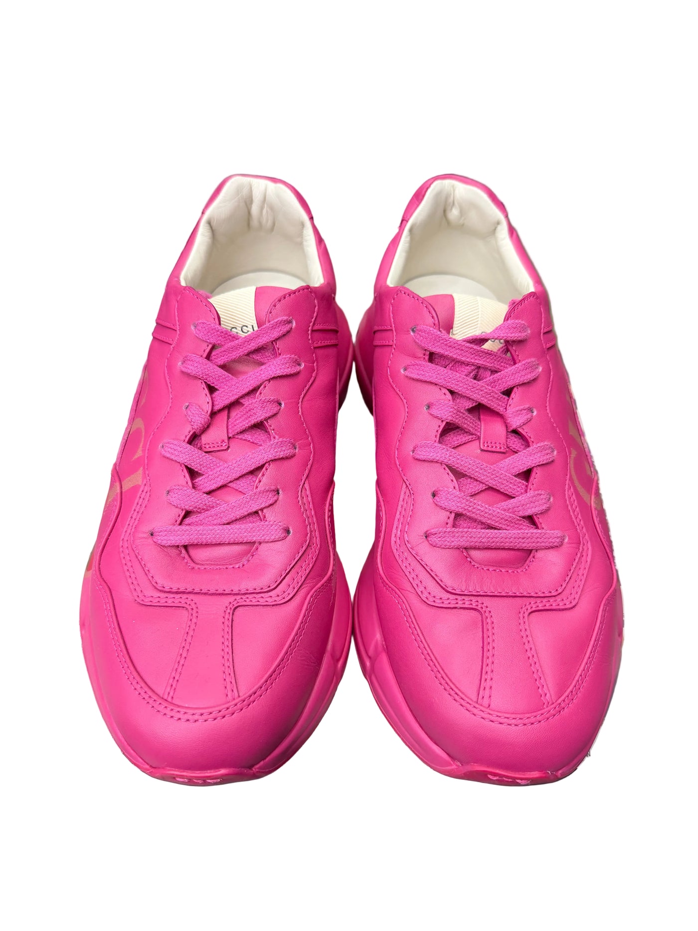 Gucci Rhyton Trainers Leather Pink