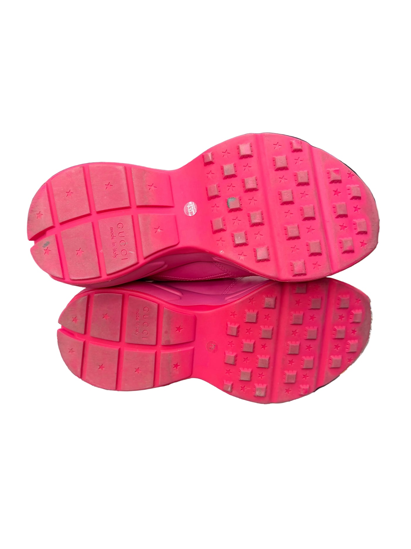 Gucci Rhyton Trainers Leather Pink