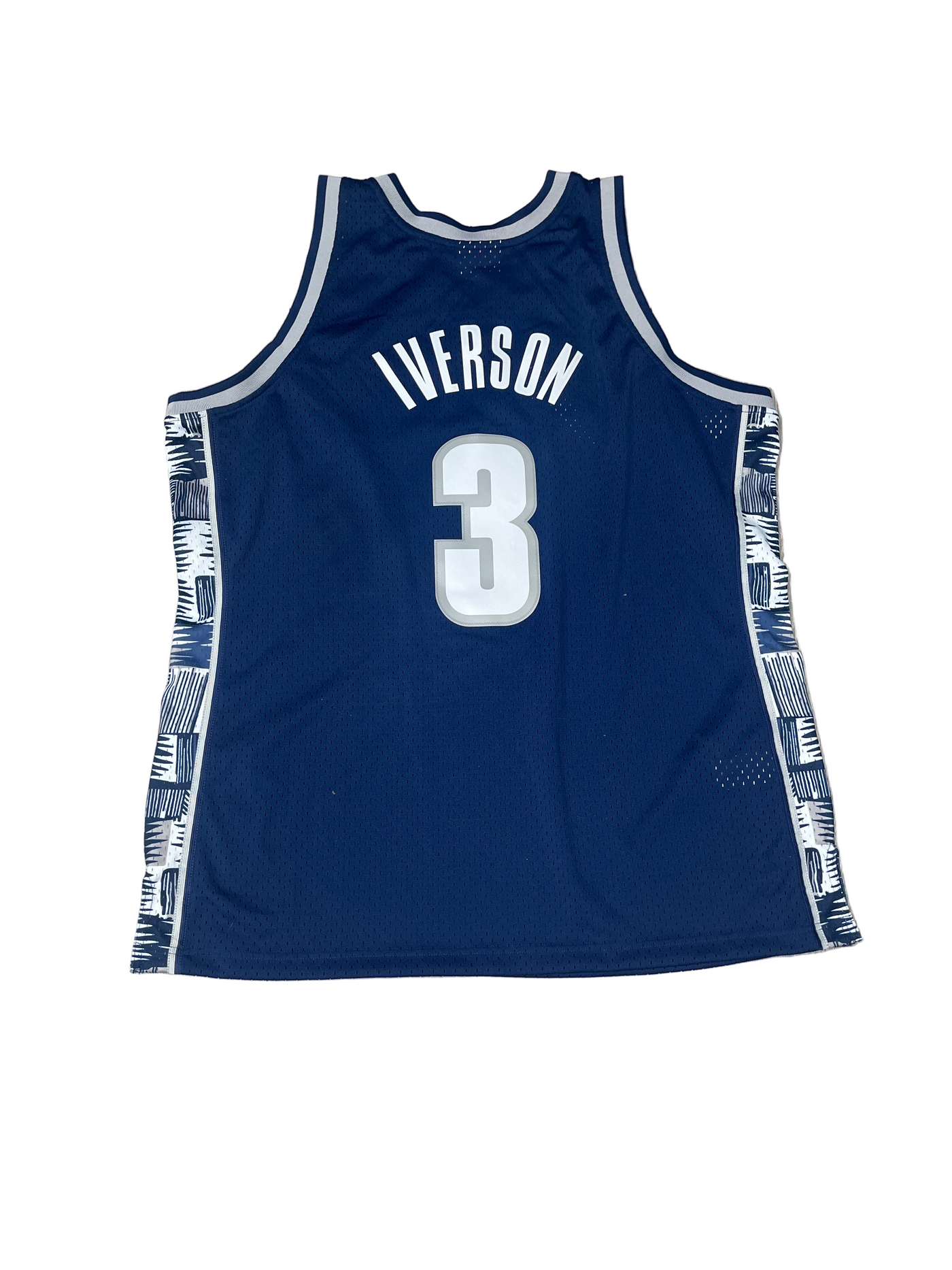 Allen Iverson Georgetown Hoyas 1983-84 Navy Swingman  Jersey
