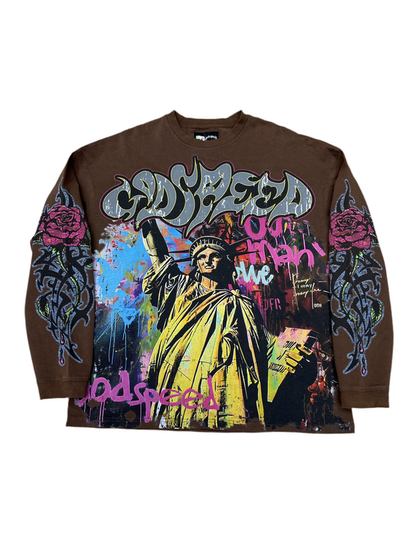 Godspeed Vandal LS T-Shirt (Mocha)