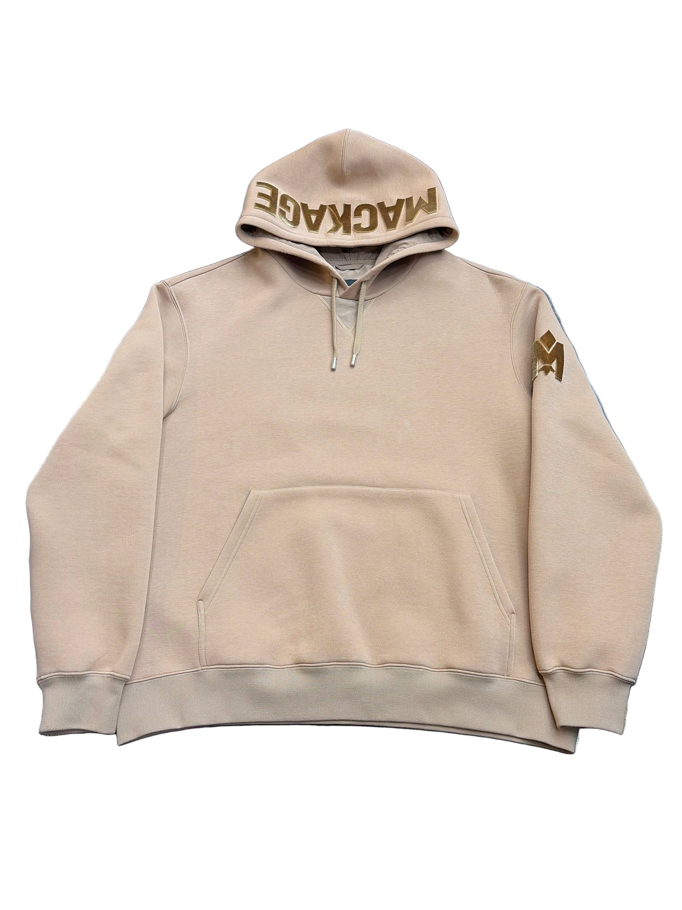 Mackage Krys-R Velvet Embroidery Pullover Hoodie Brown