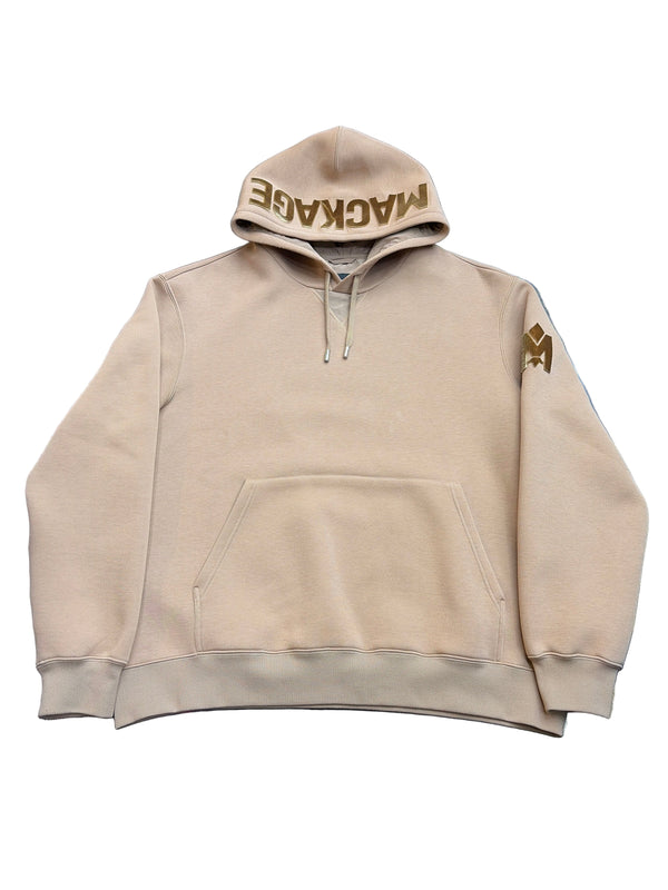 Mackage Krys-R Velvet Embroidery Pullover Hoodie Brown