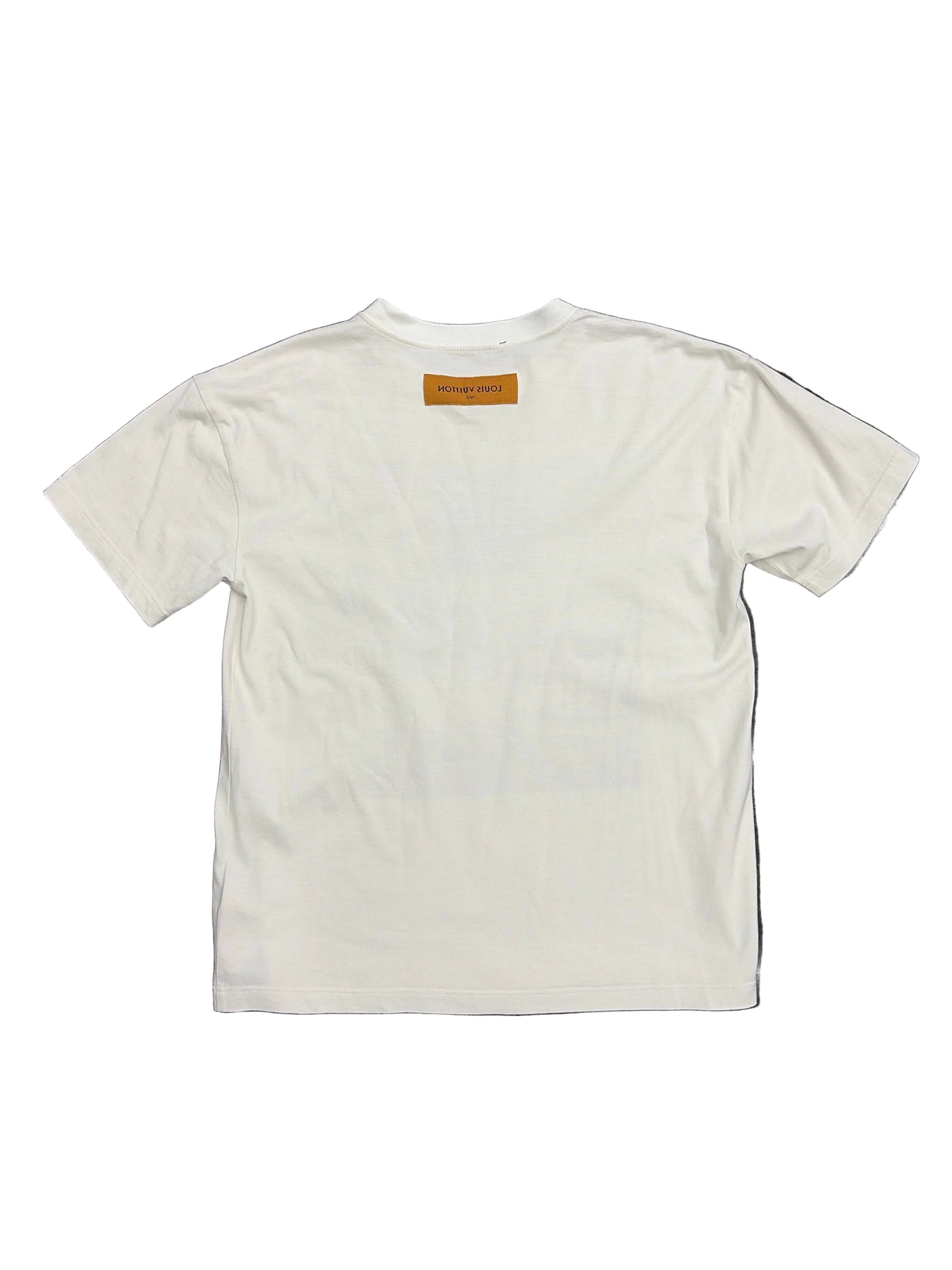 LV Messy Room Graphic Print Tee Milky White
