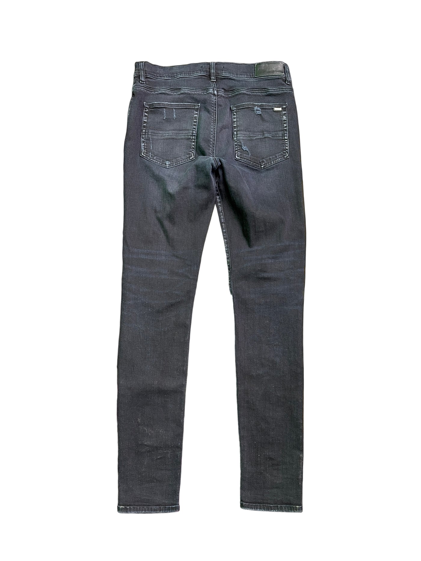 Amiri MX1 Camo Patch Jeans Black