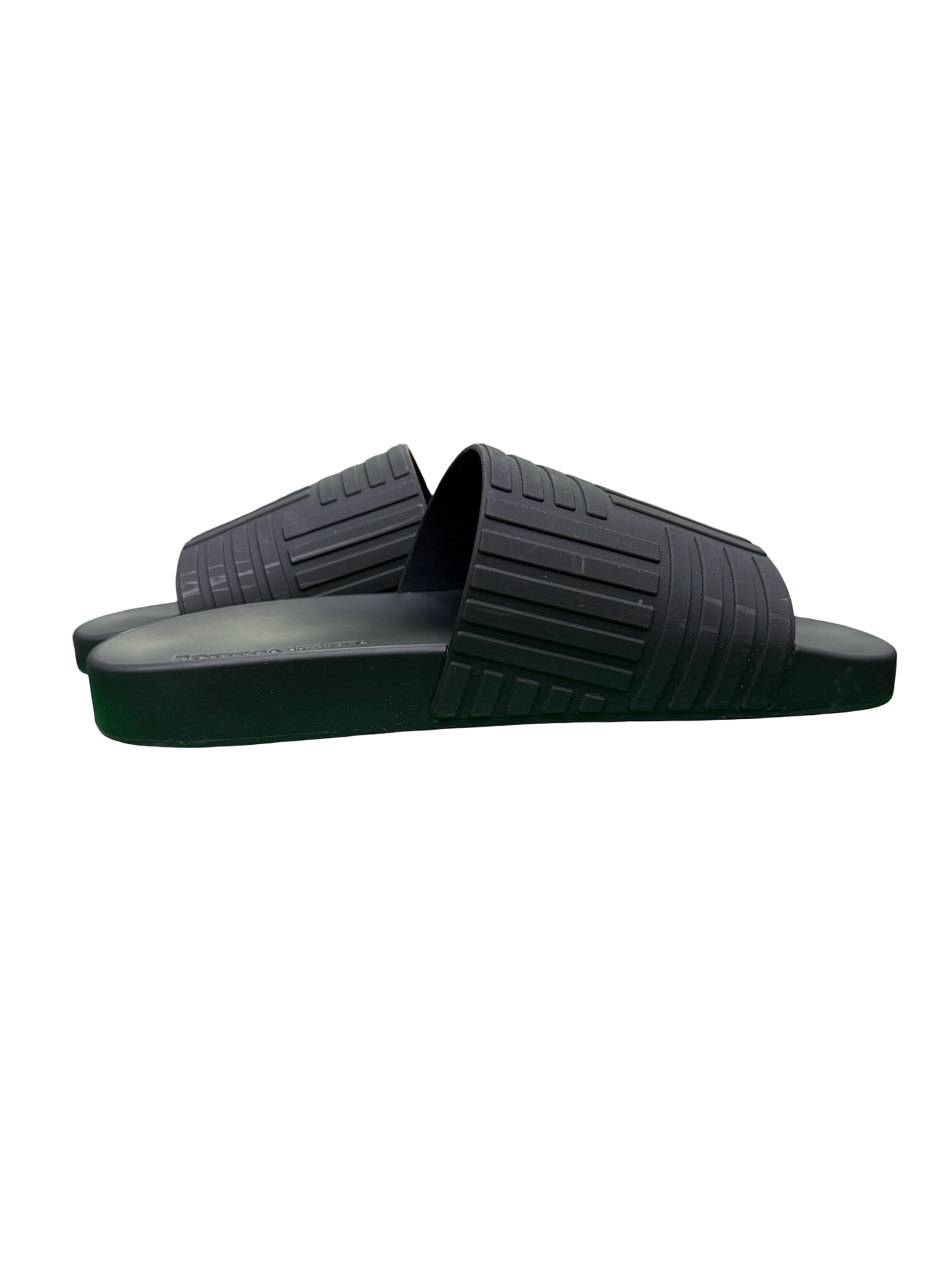 Bottega Veneta Rubber Slides Black