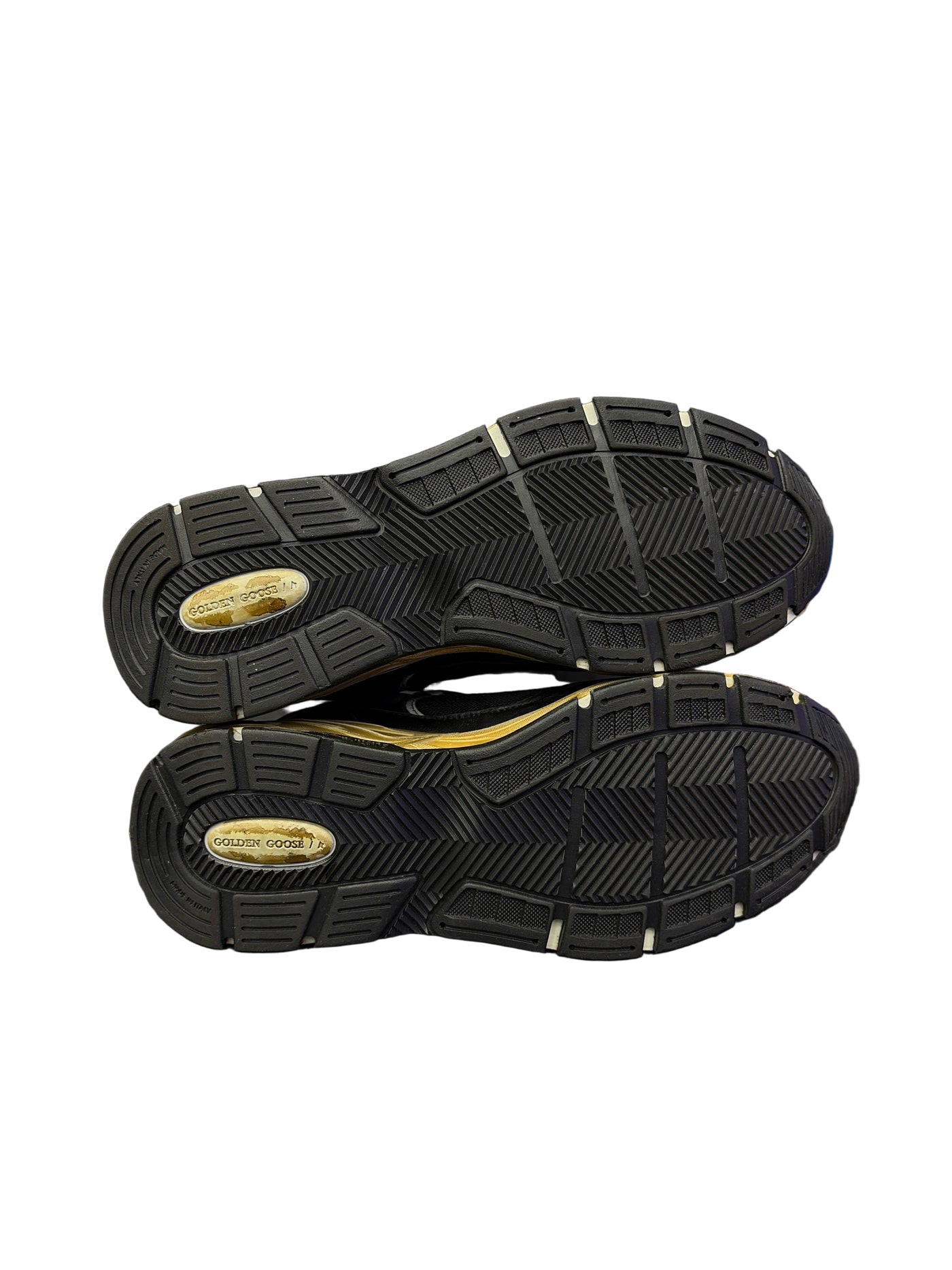 Golden Goose Running Dad-Star Black Silver Ice