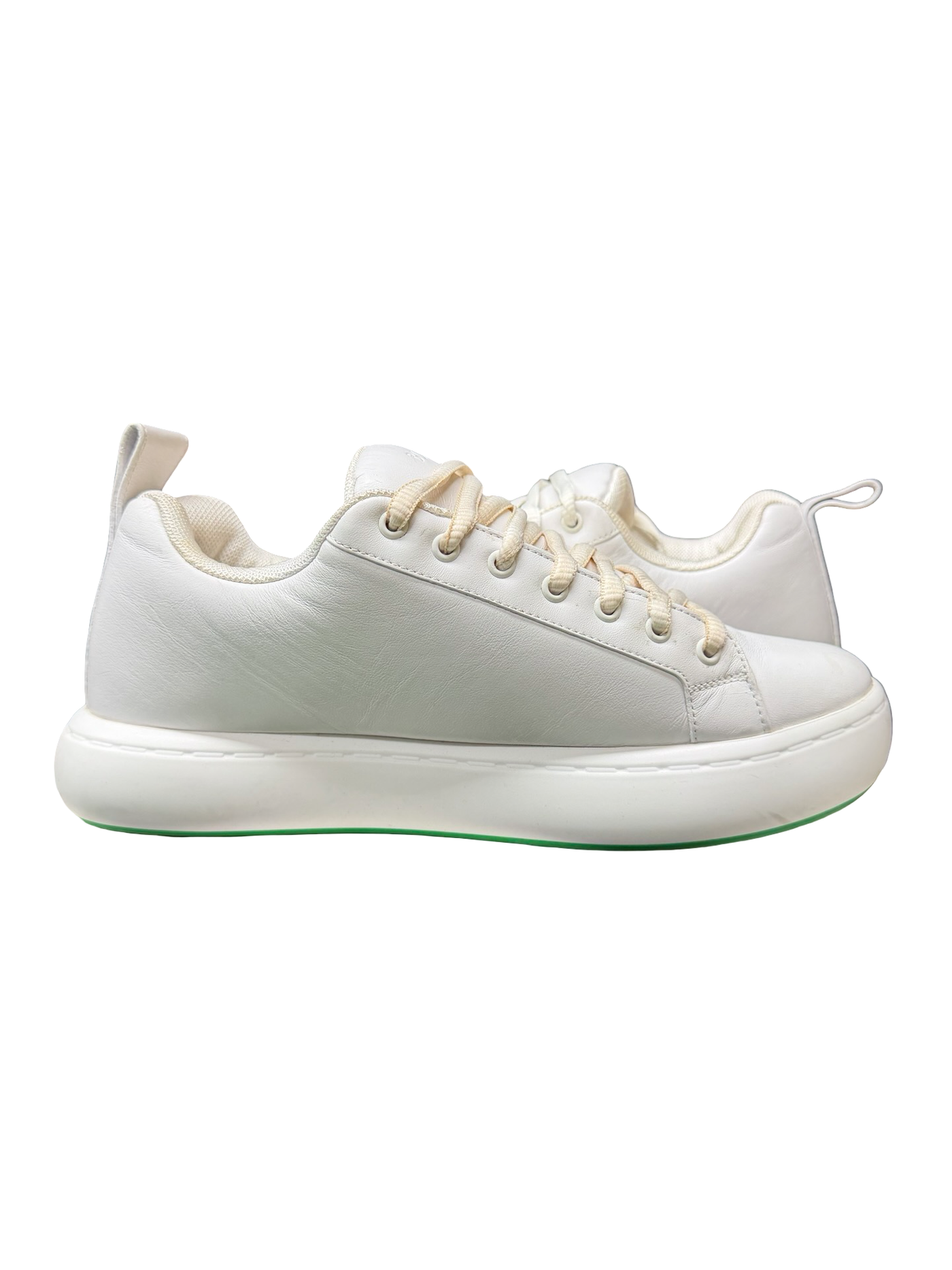 Bottega Veneta Leather Pillow Low Top Sneaker White