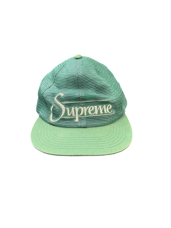 Supreme Mesh 6 Panel Green Cap