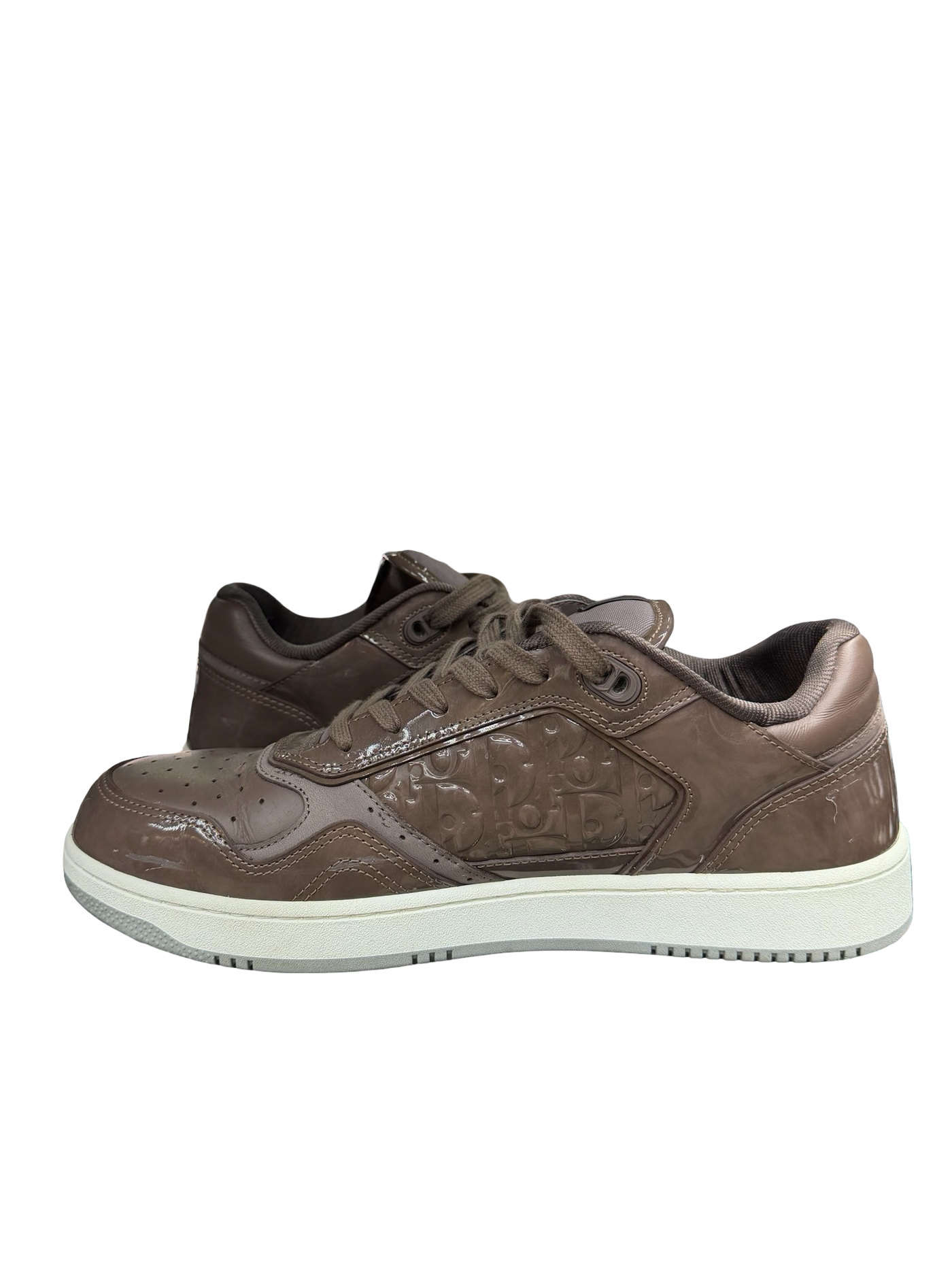 Dior B27 Low Plum Patent Dior Oblique Gravity