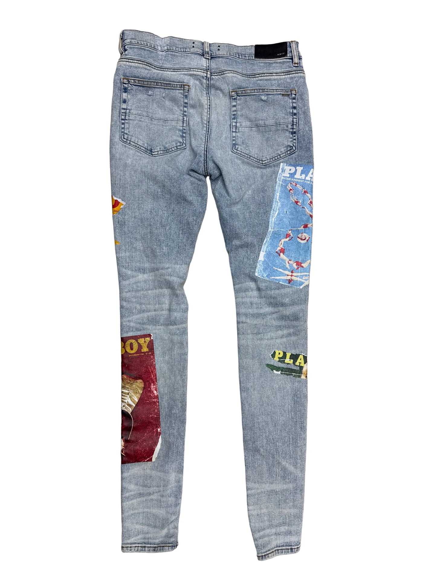 Amiri Playboy Straight Demin Jeans