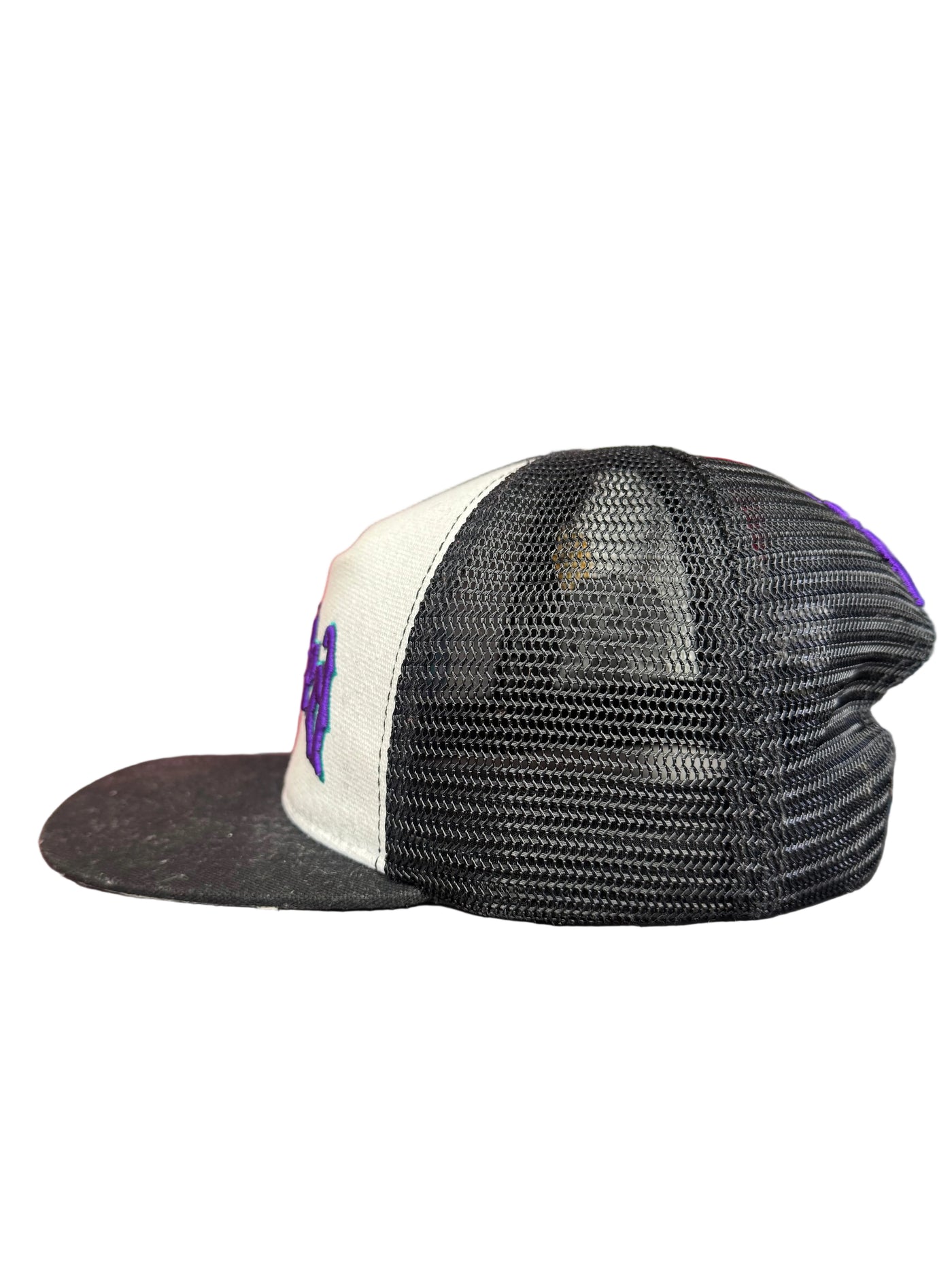 Godspeed 4Ever Black Purple Trucker Hat