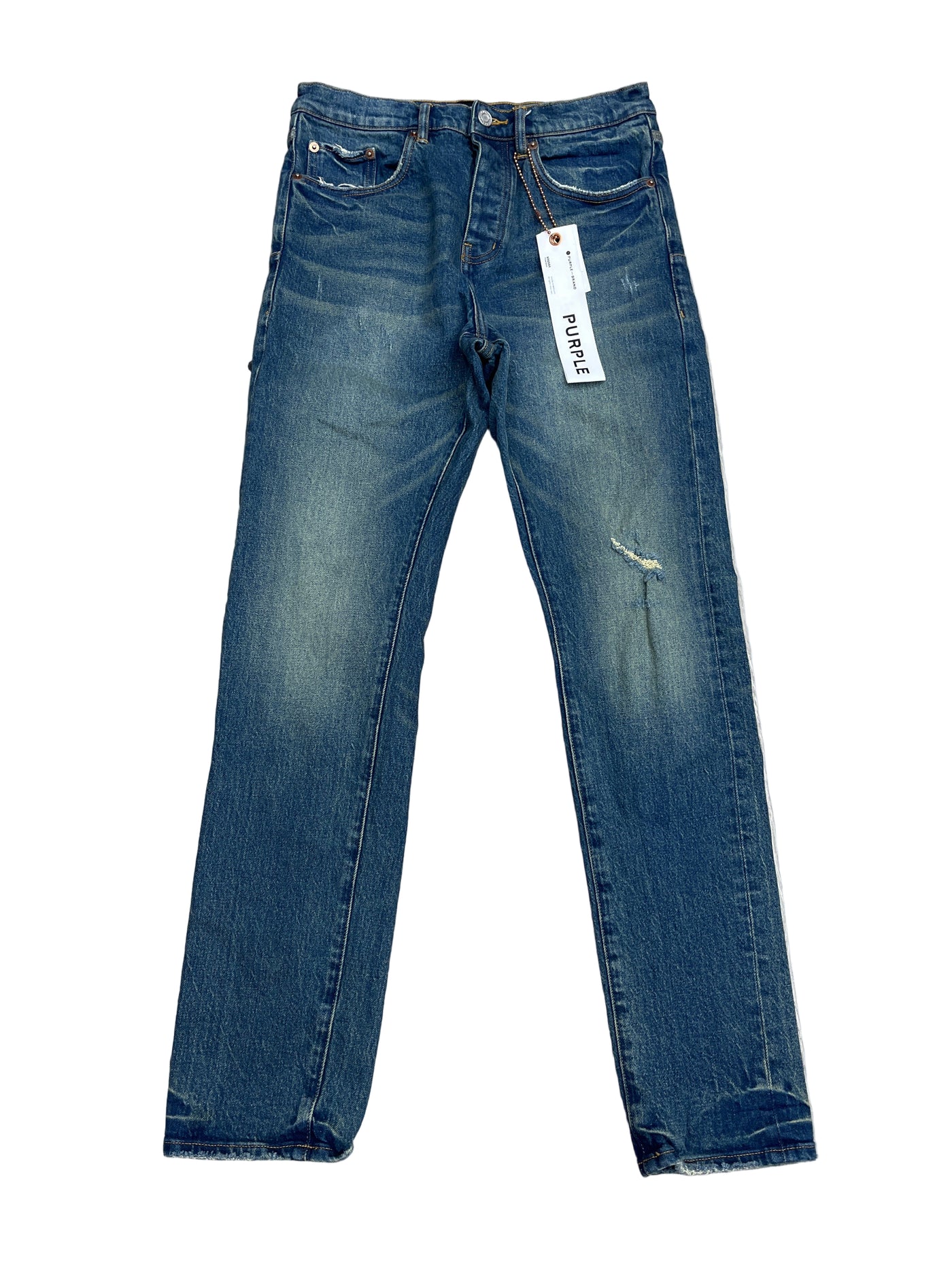 Purple Brand Straight Leg Jeans Blue