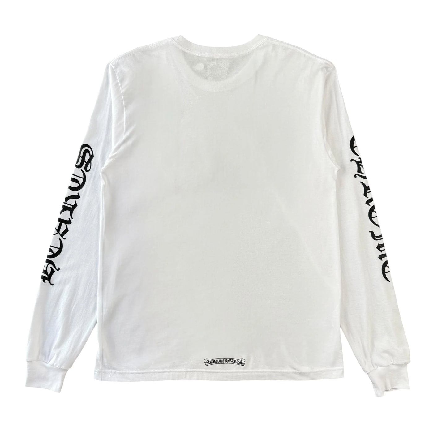 Chrome Hearts Neck Logo L/S Tee White Black