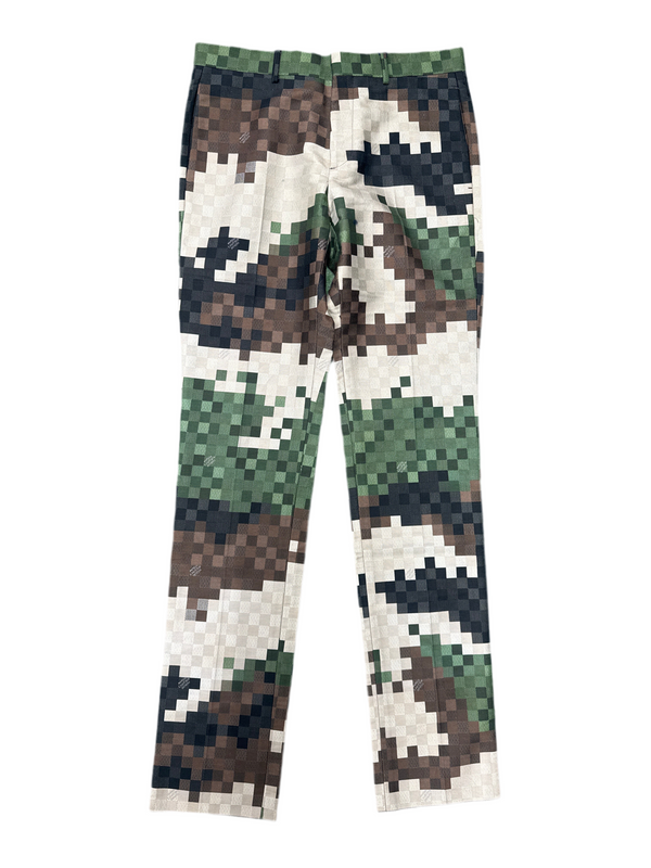 Lv Damier Damoflage Pants Camo