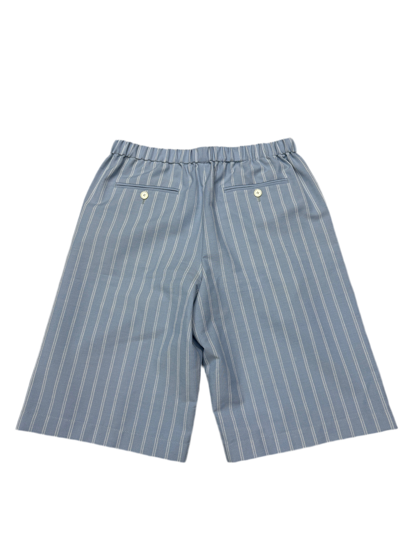 Gucci White Stripped Cotton Shorts