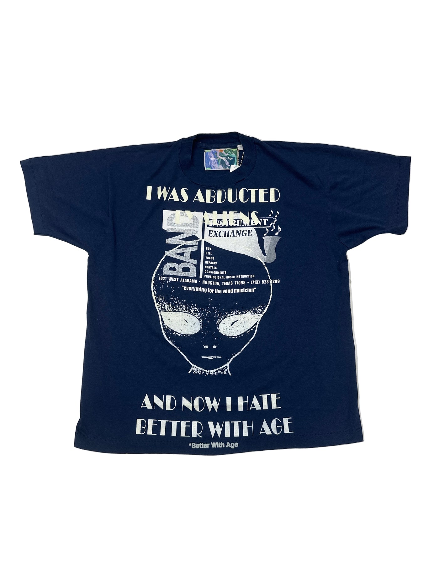 Better With Age 'Abducted' Navy Tee