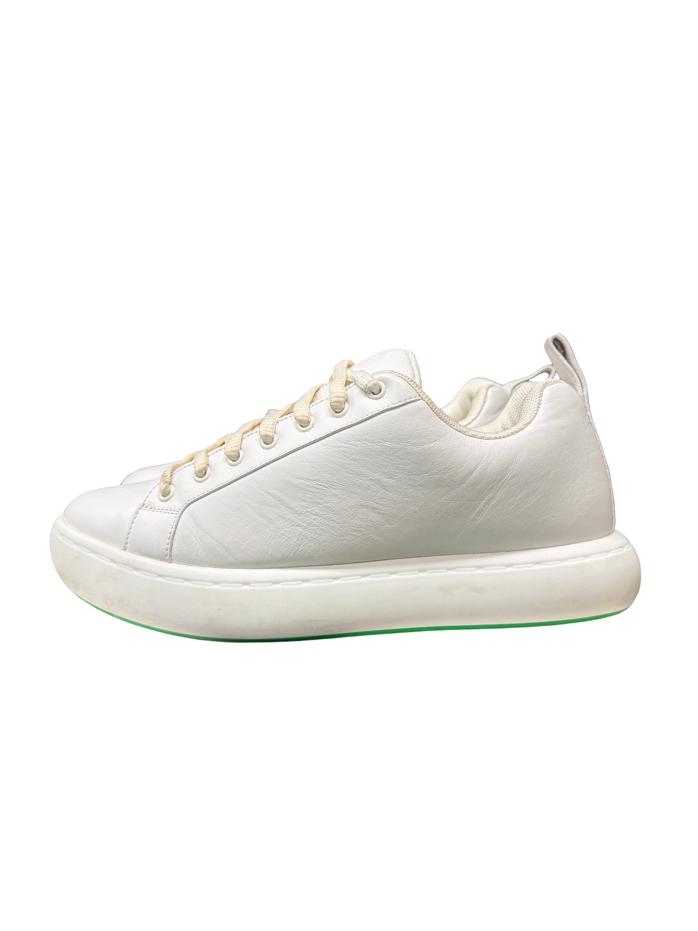 Bottega Veneta Leather Pillow Low Top Sneaker White