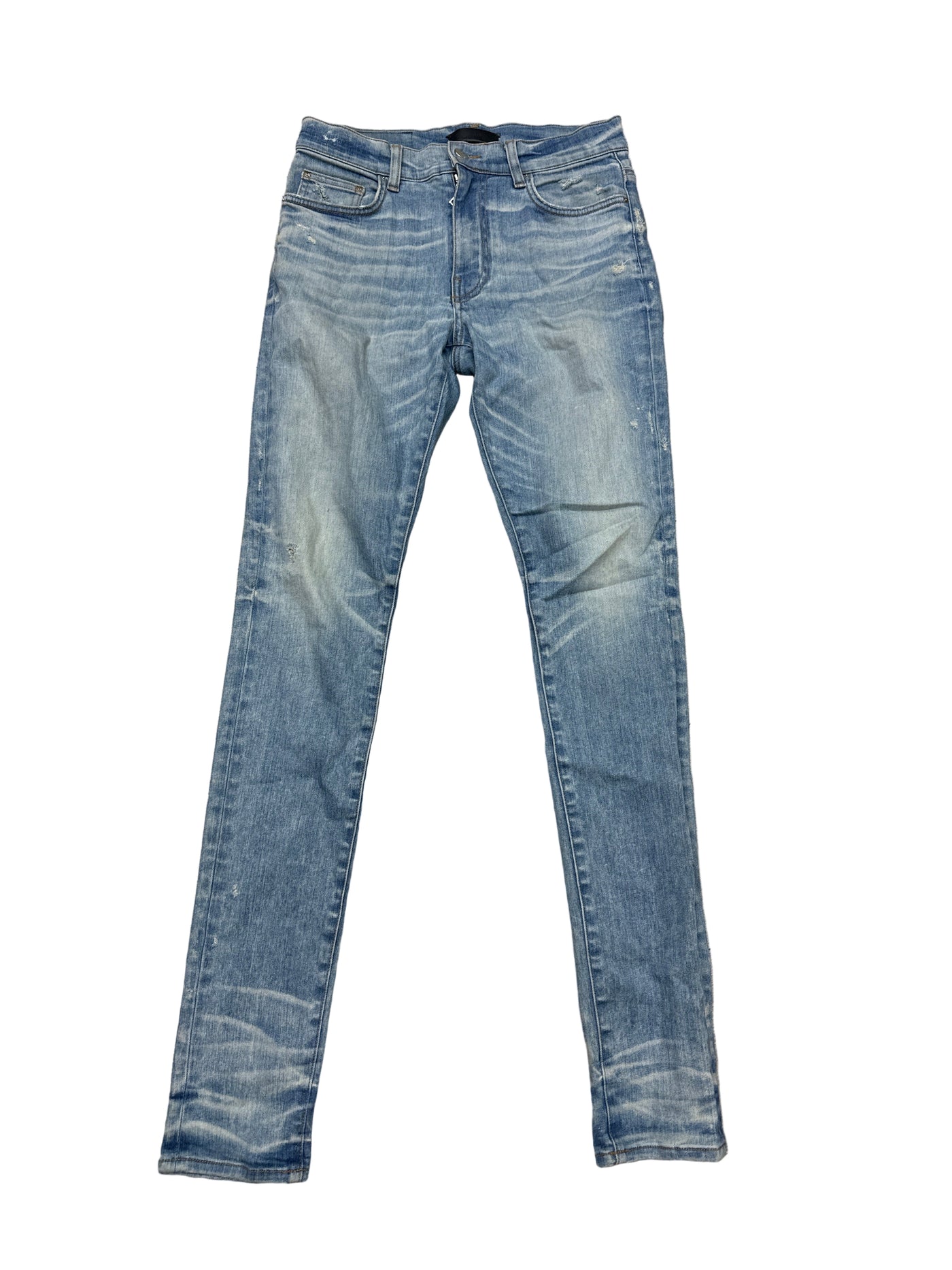 Amiri Ripped light Blue Denim Jeans ￼