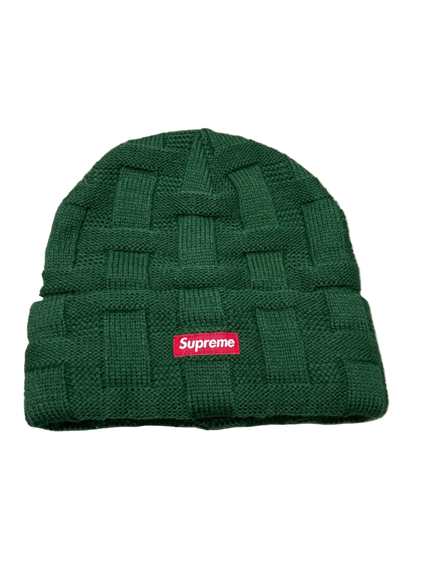 Supreme Basket Weave Beanie Small Box Logo
