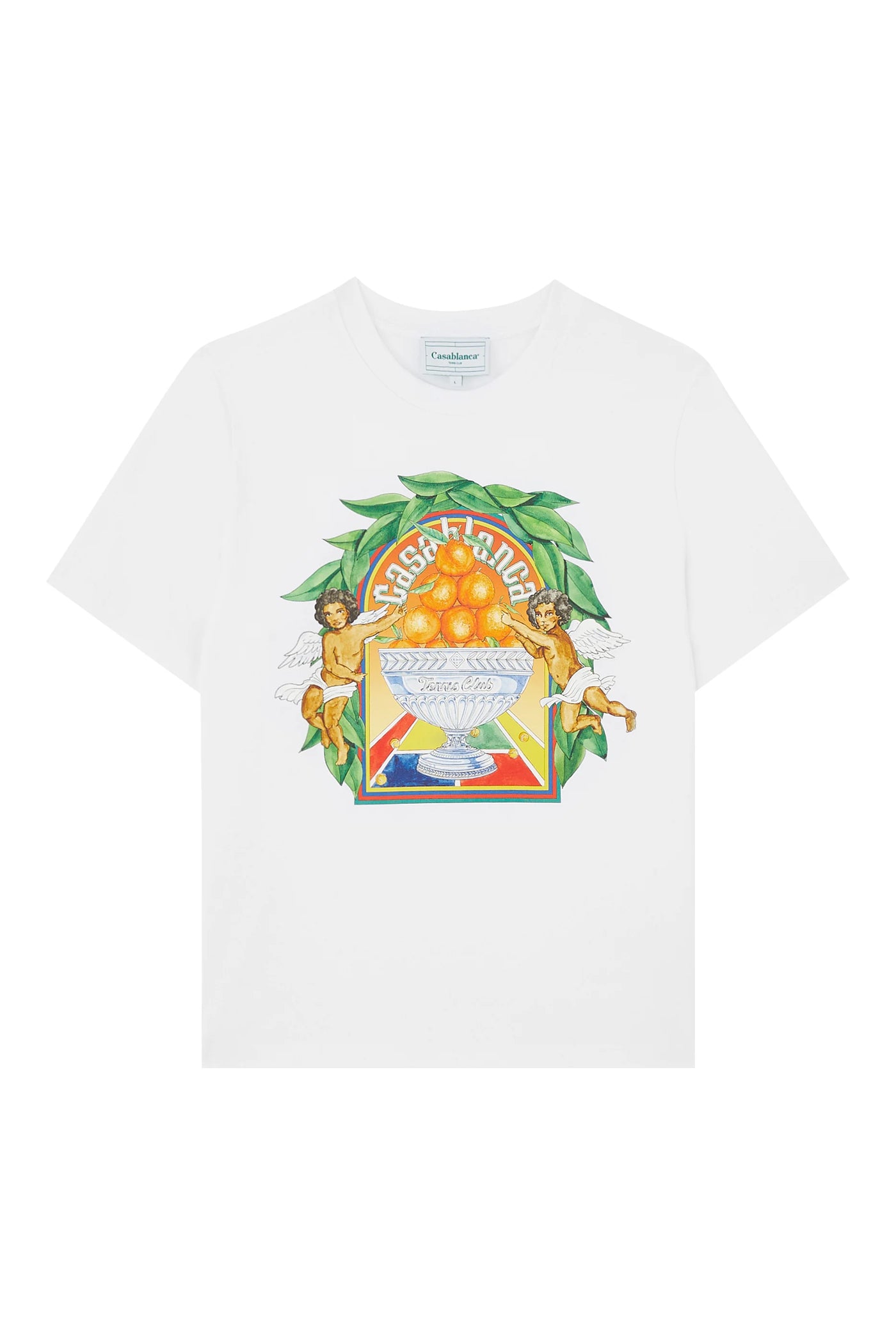 Casablanca Triomphe D'Orange T-Shirt White