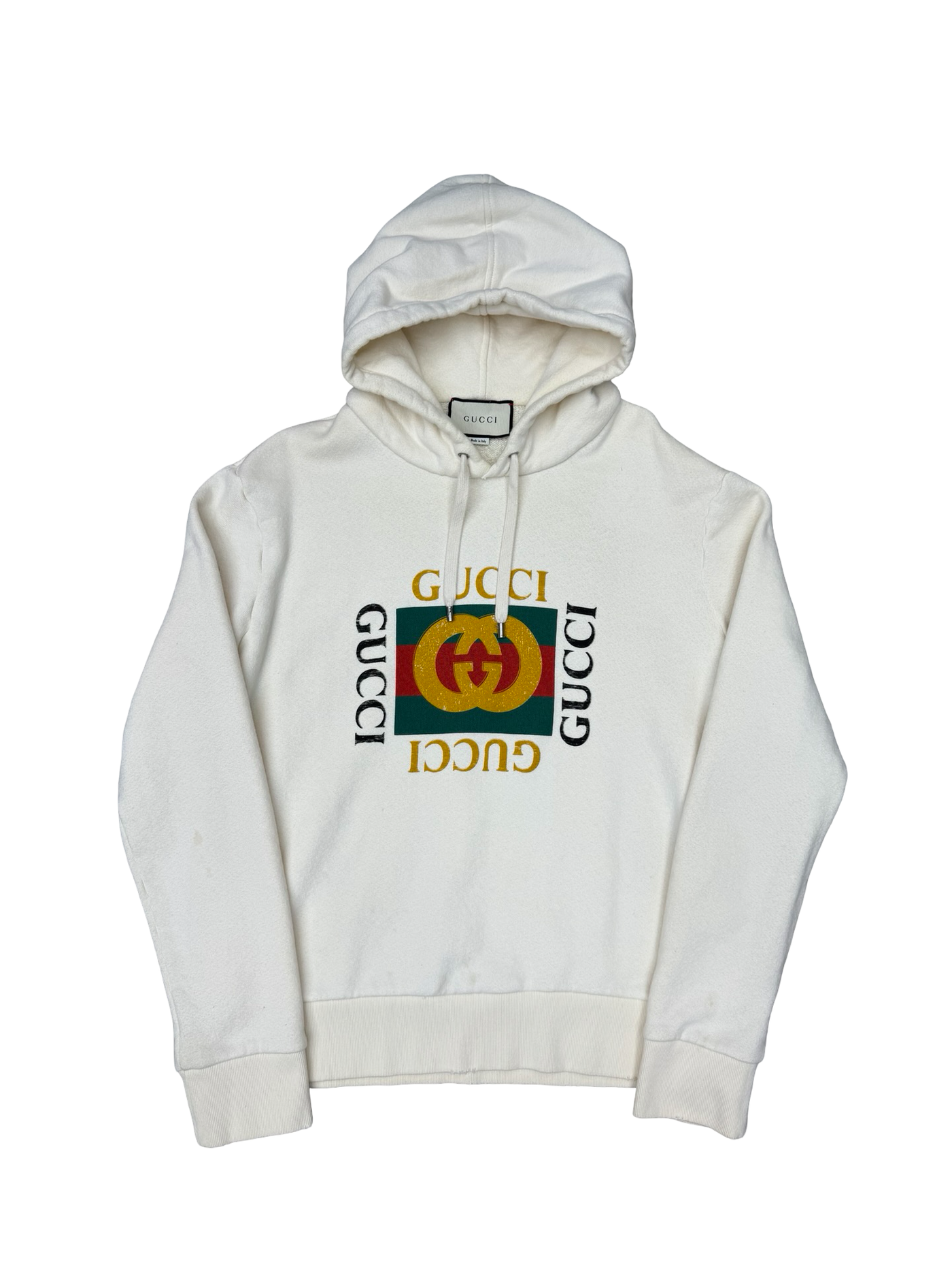 Gucci Oversize Hoodie GG Logo White