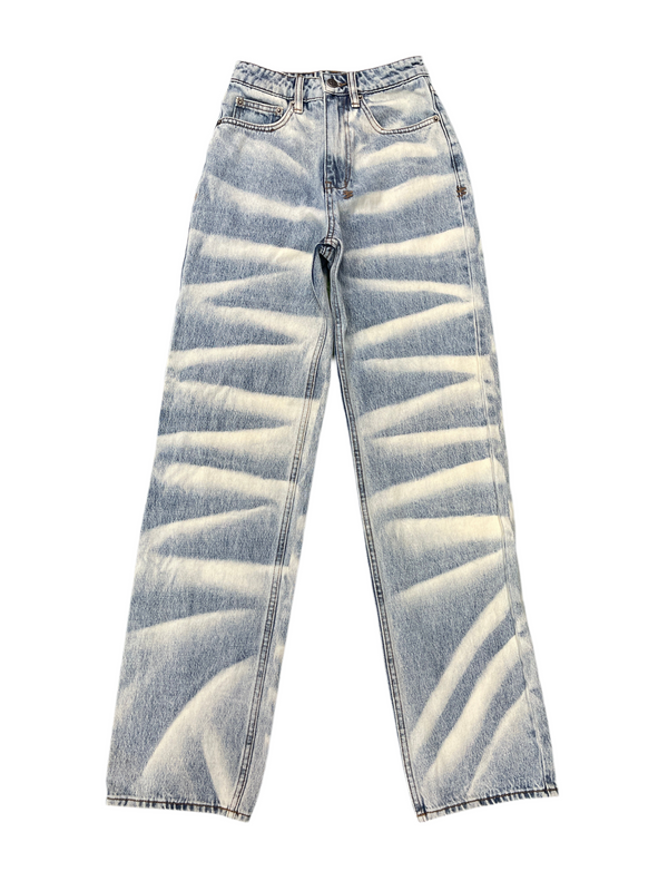 Ksubi Zebra Bleach Jeans Blue