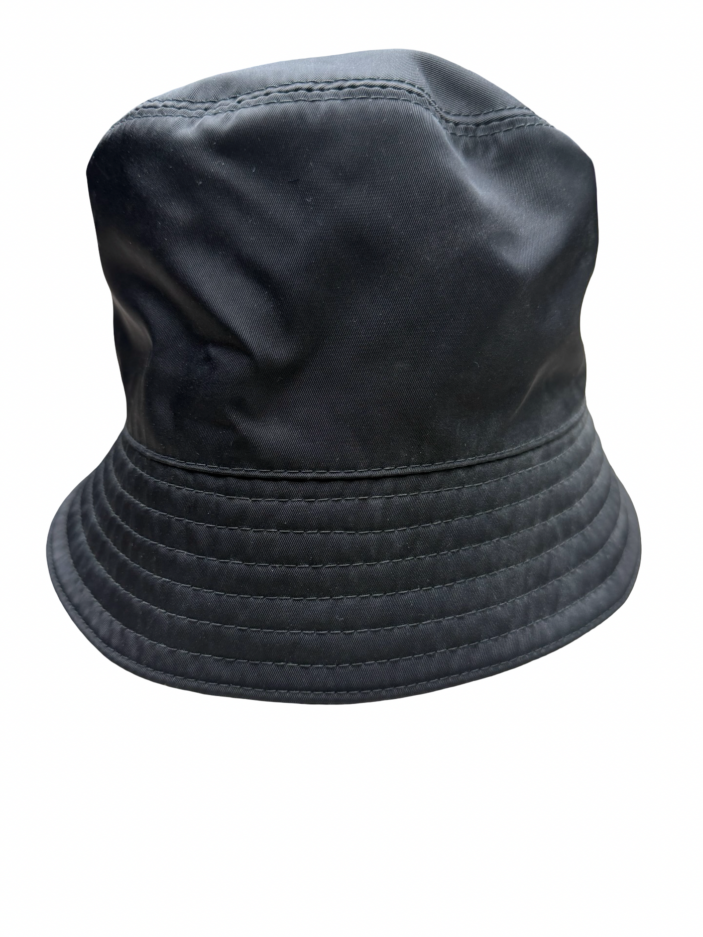 Prada Nylon Black Bucket Hat