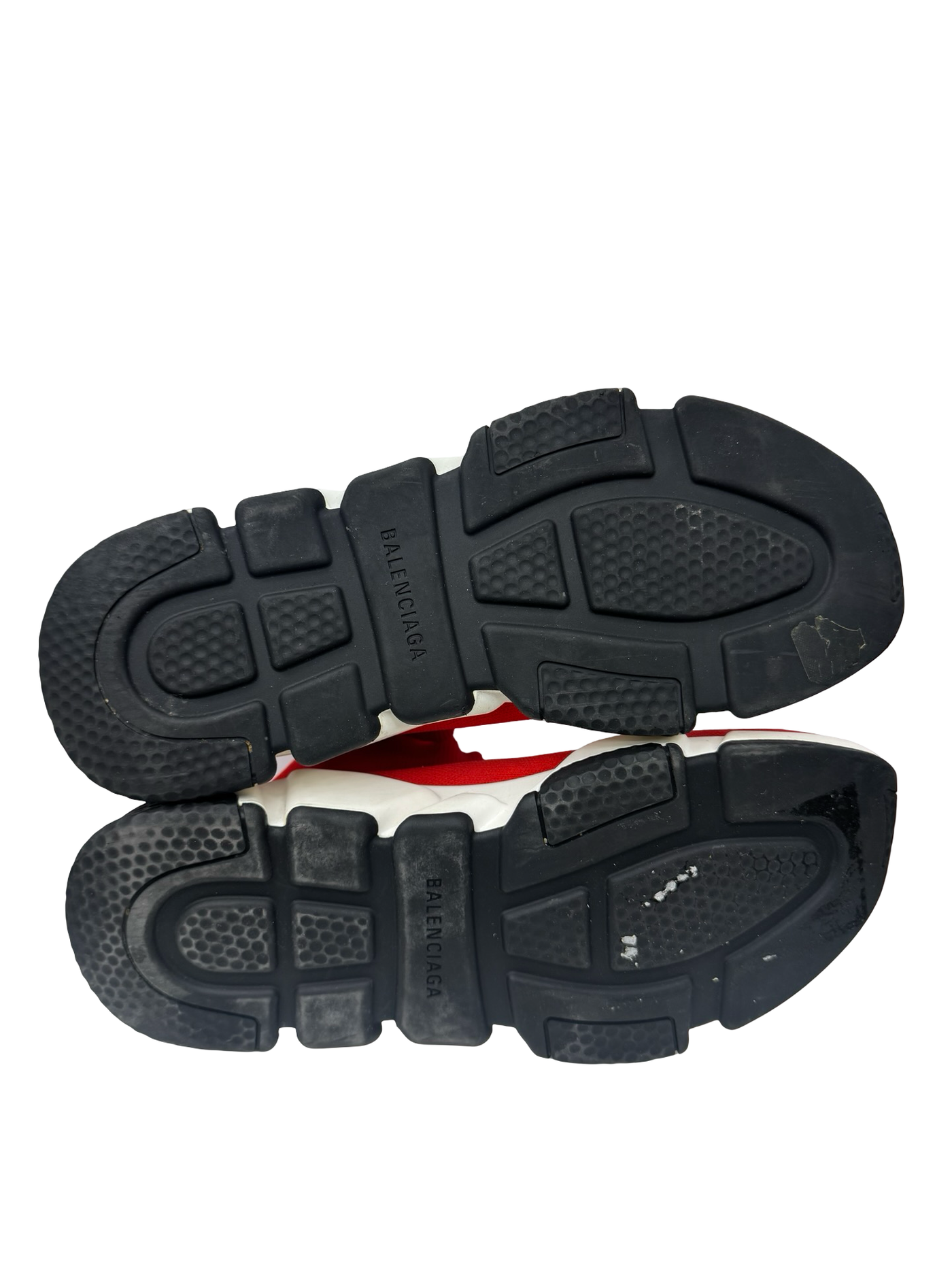 Balenciaga Speed Trainer Mid Red Sneakers