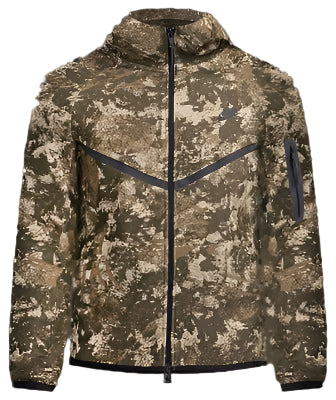 Nike Sportswear Tech Fleece Hoodie Army Green Print