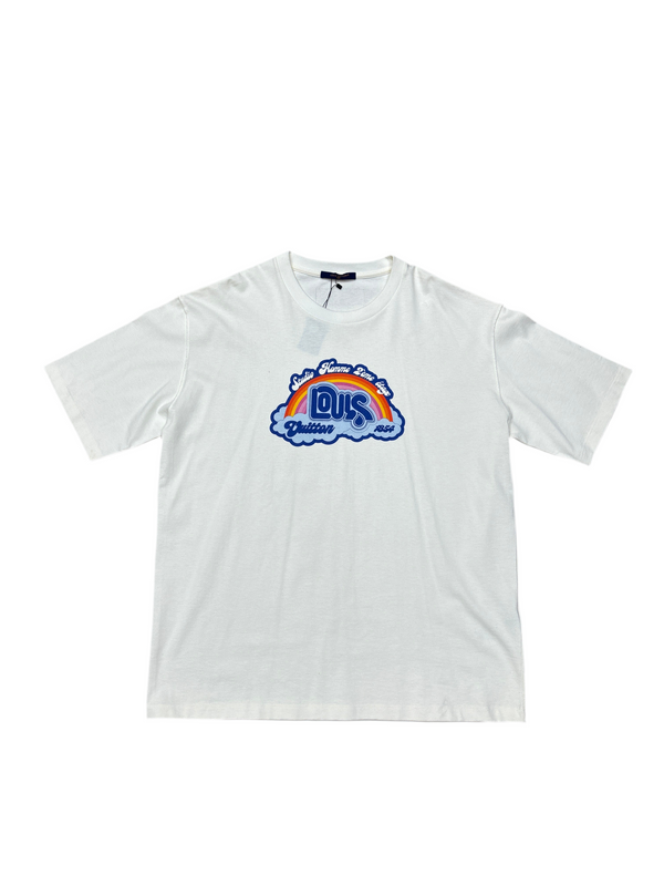 LV Rainbow Print T-shirt ￼