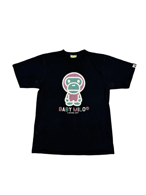 Bape Colors Baby Milo T-Shirt Black