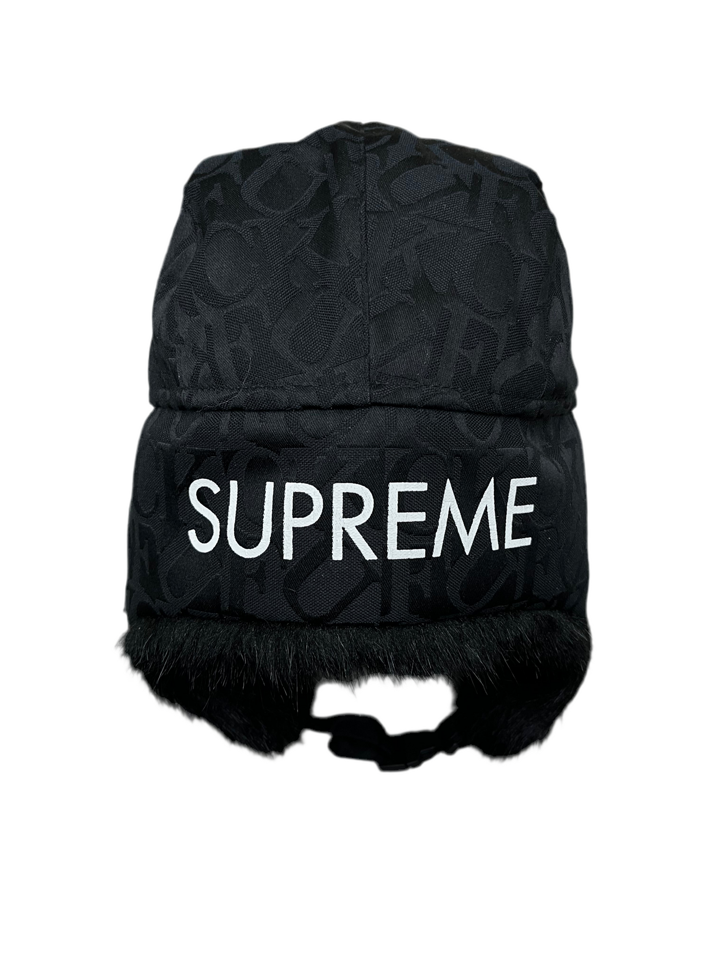 Supreme Script Logos Trooper Hat Black