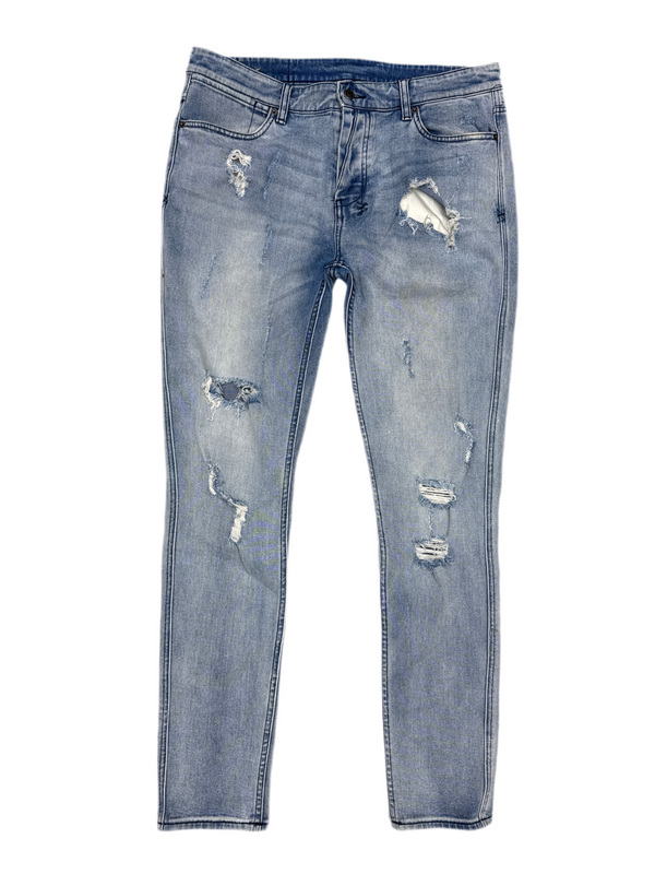 Ksubi Ripped Blue Washed Jeans