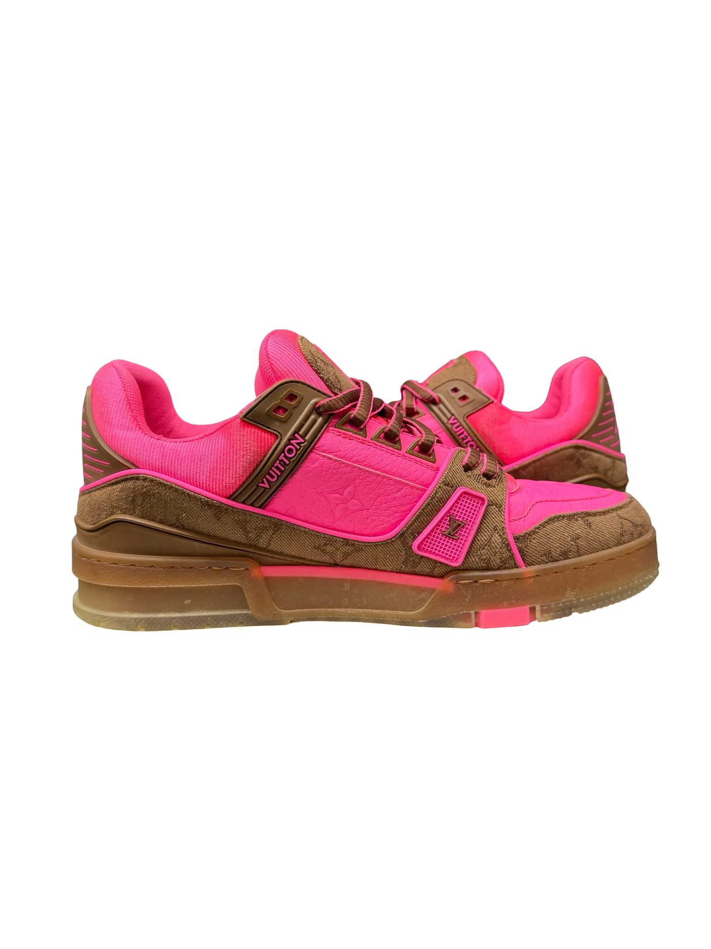 LV Trainer Pink Brown