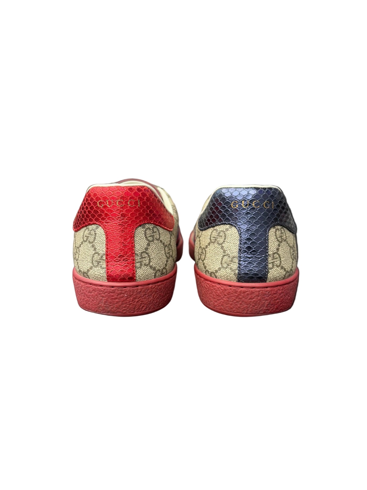 Gucci GG Ace Supreme Beige Navy Red
