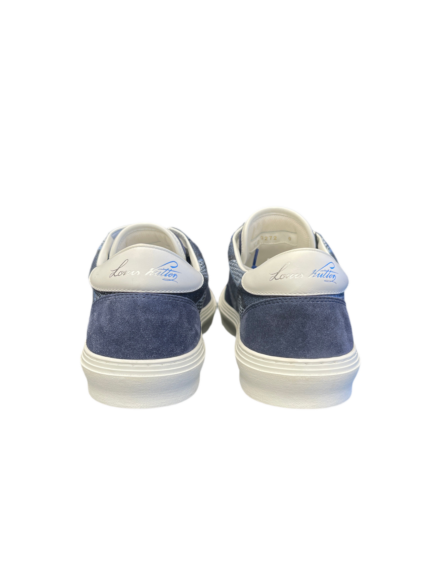 LV Ollie Distorted Damier Blue