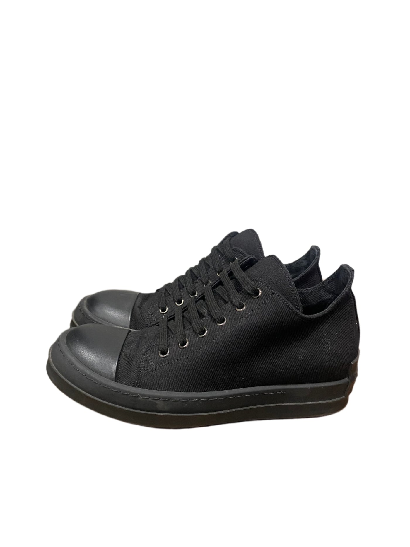Rick Owens DRKSHDW Ramones Low Sneakers Triple Black