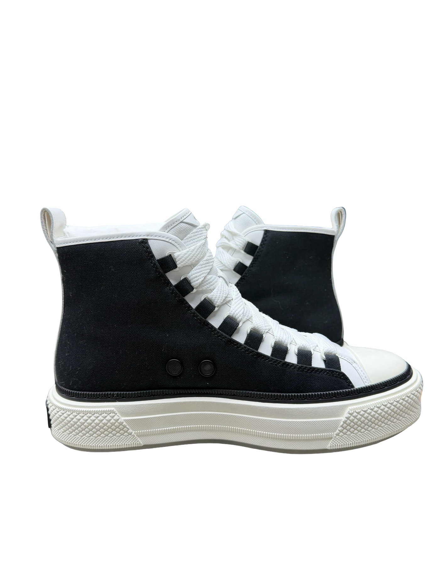 Amiri Black & White MA Court Hi Sneakers