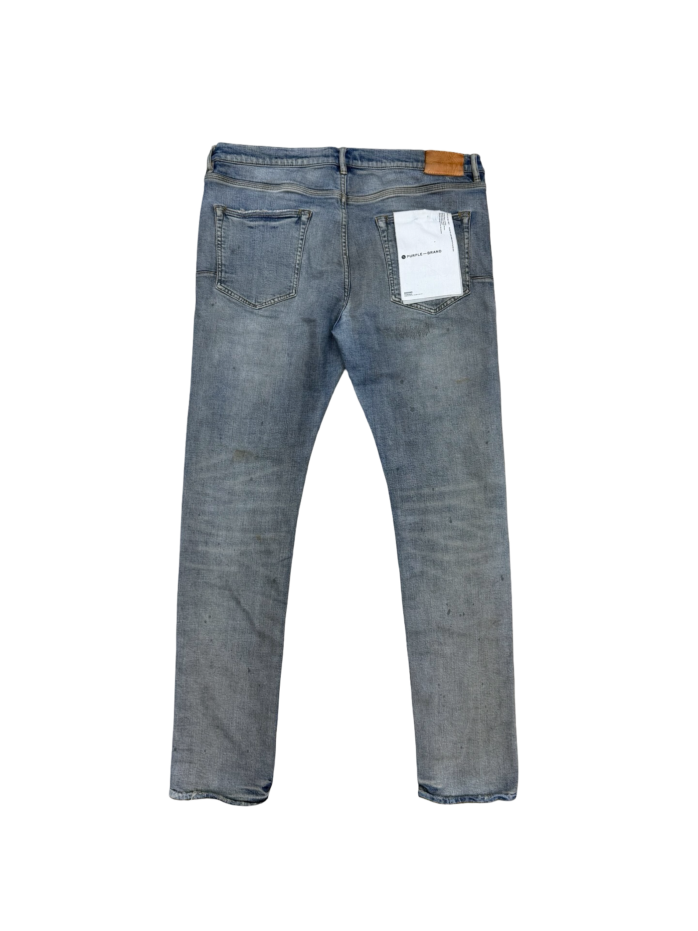 Purple Brand P001 Indigo Oil Repair Jeans