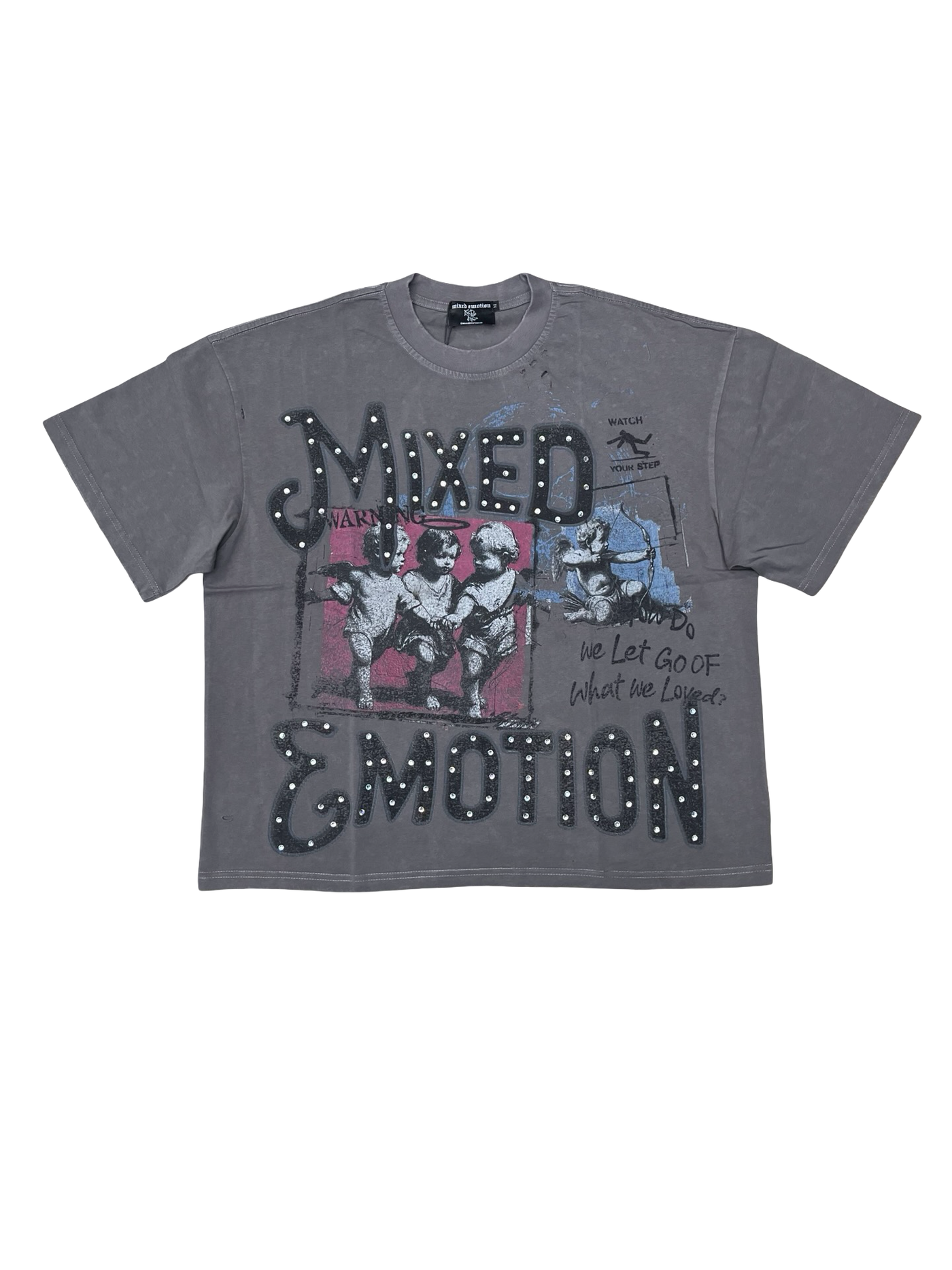 Mixed Emotion “Friends” Tee Grey