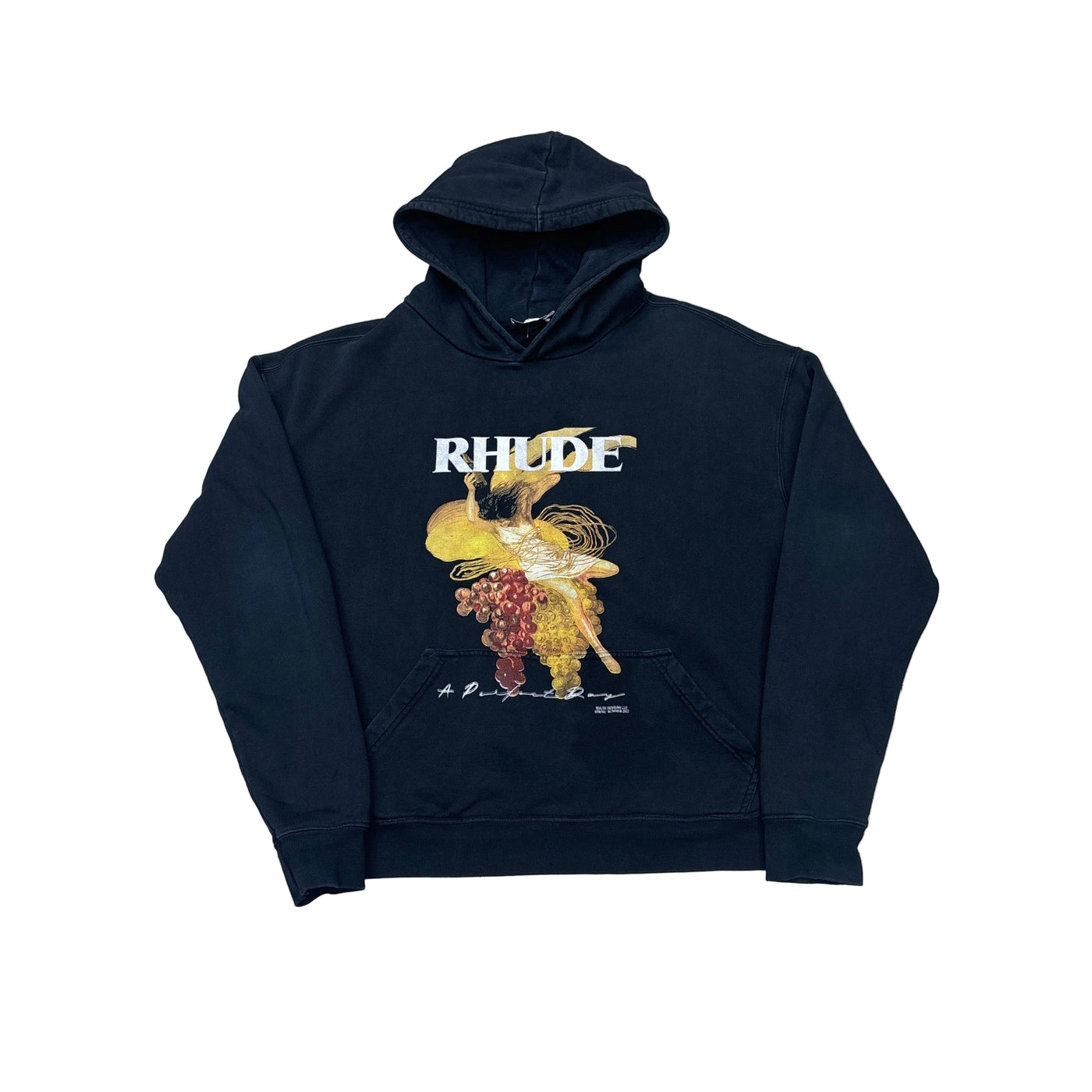 Rhude Graphic Print Crew Neck Hoodie