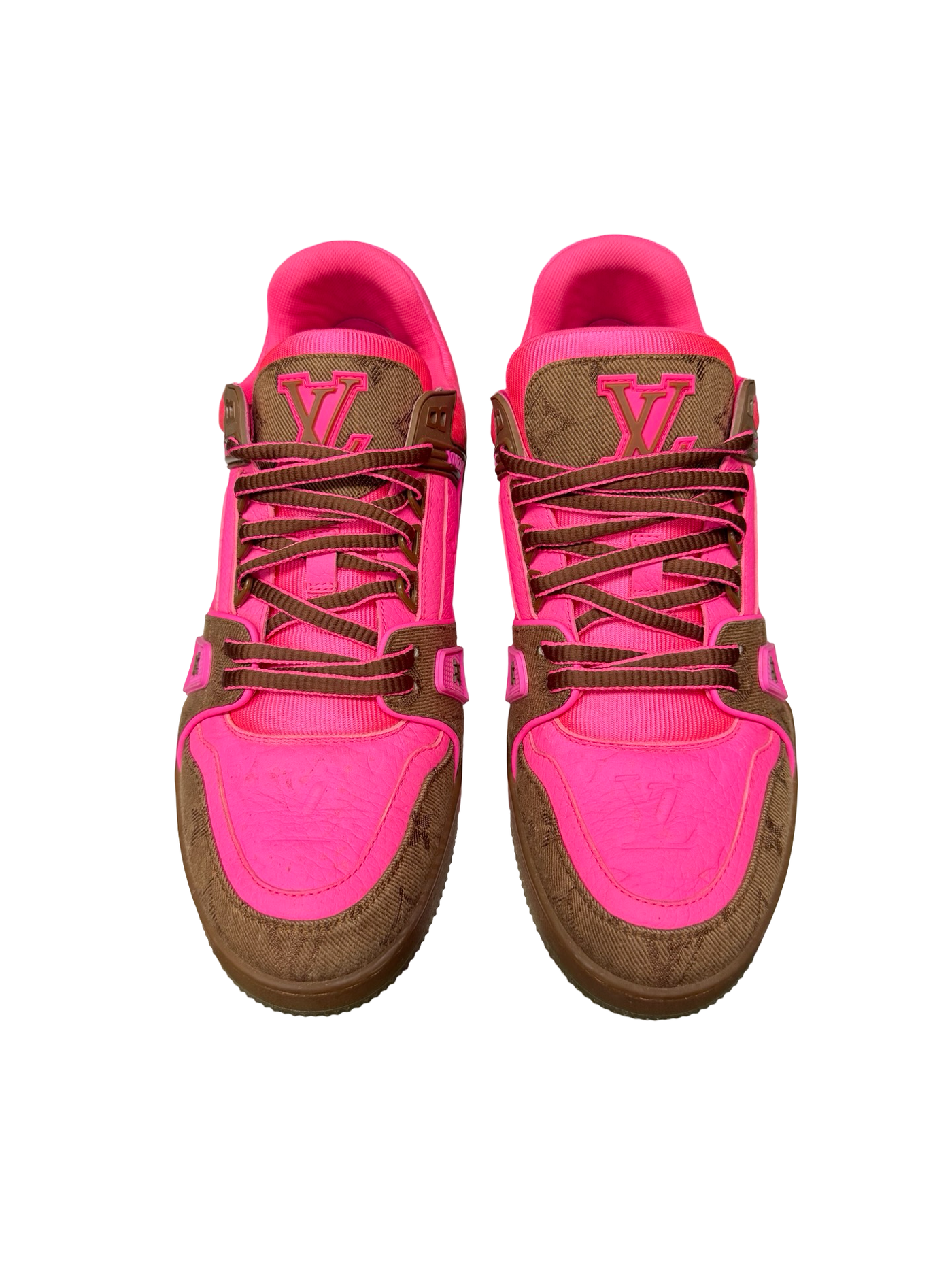 LV Trainer Pink Brown
