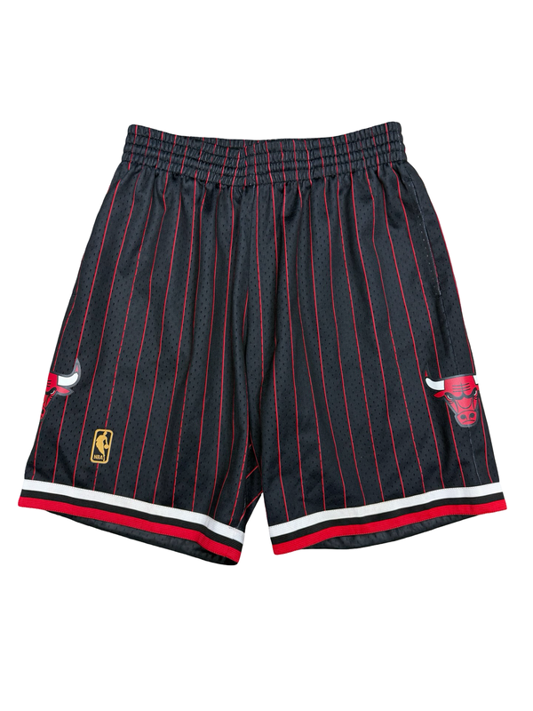 Mitchell and Ness NBA Chicago Bulls Shorts Black Red