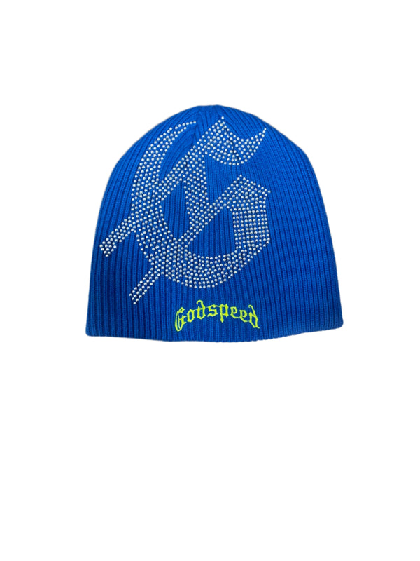 Godspeed Studded Beanie Blue Green