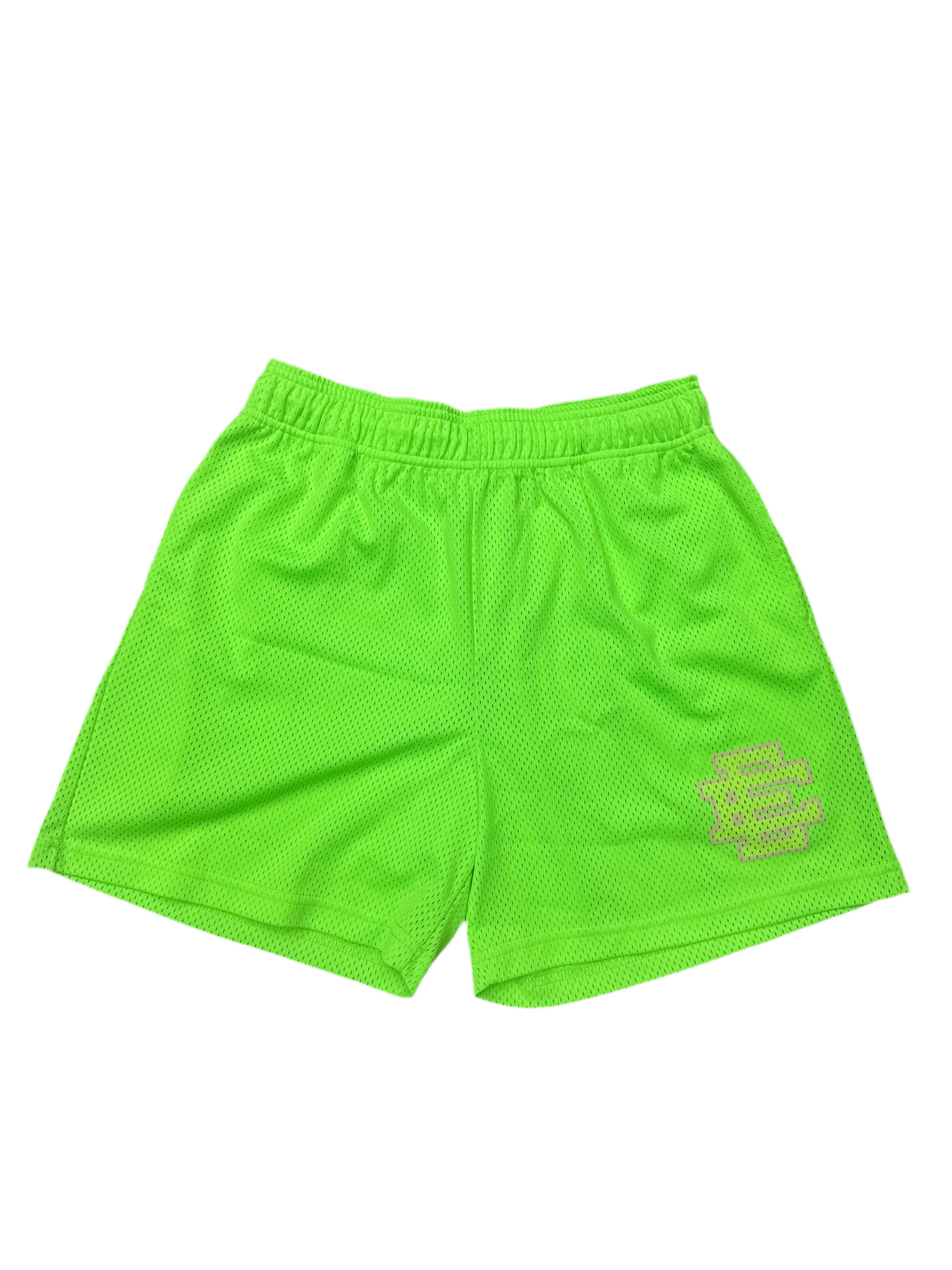 EE Neon Green Mesh Shorts