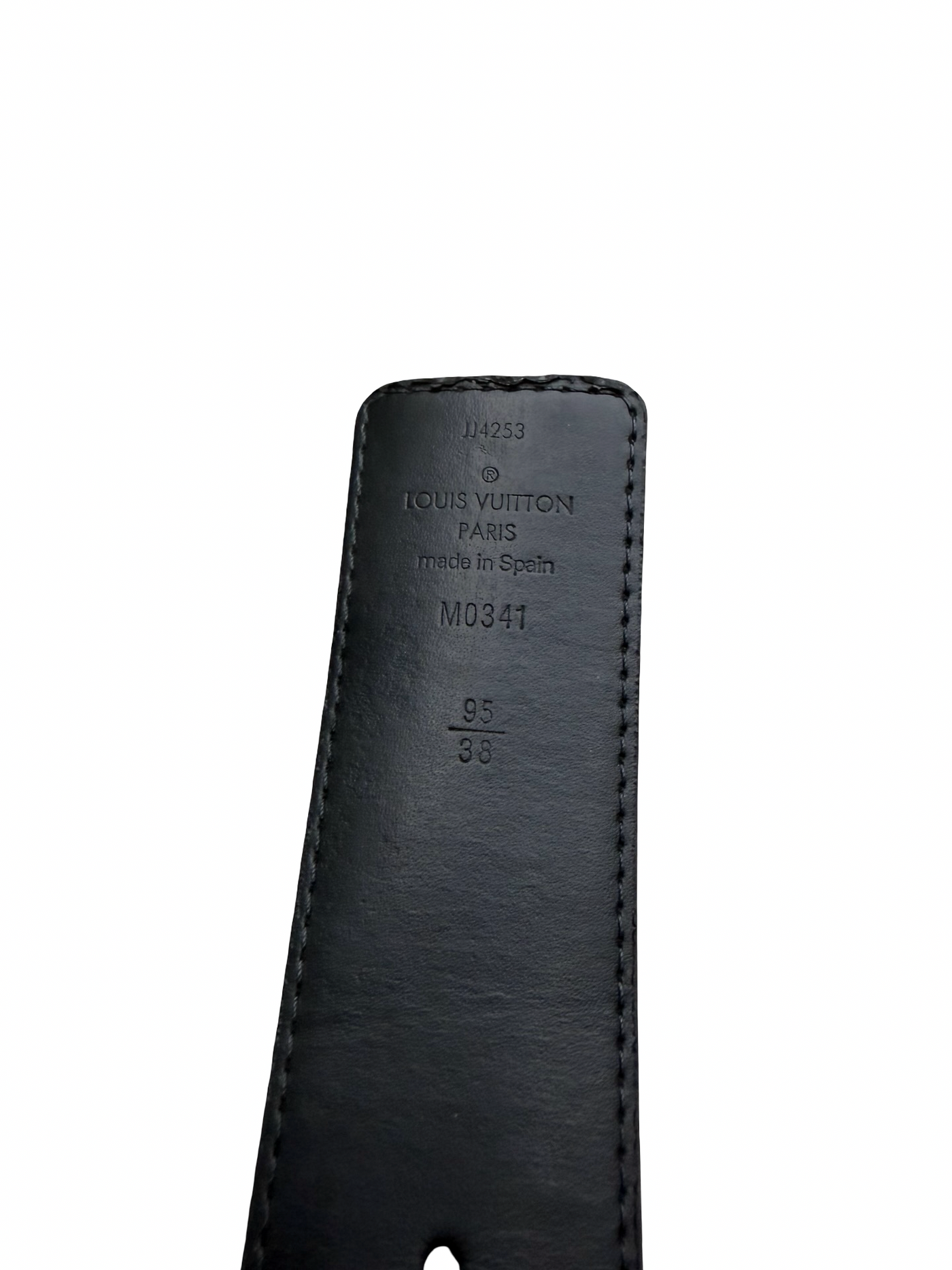 LV Initiales Reversible Monogram Eclipse Belt 38mm Black