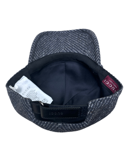 Gucci Herringbone Wool Baseball Hat
