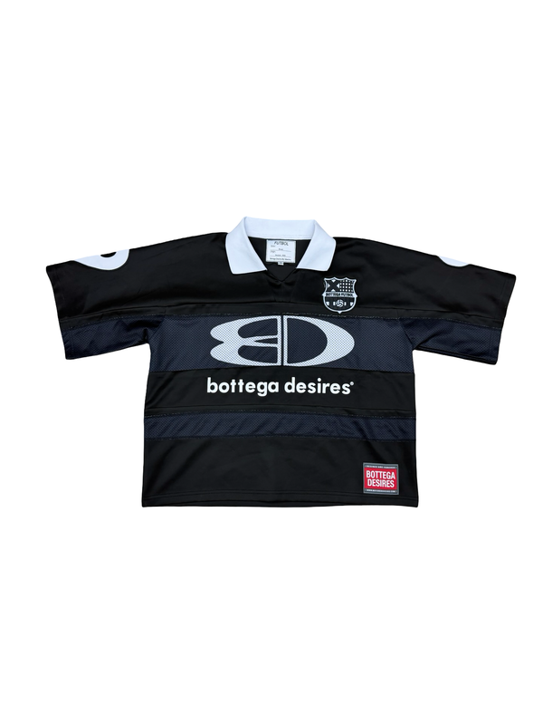 Bottega Desires Futbol Jersey Black White