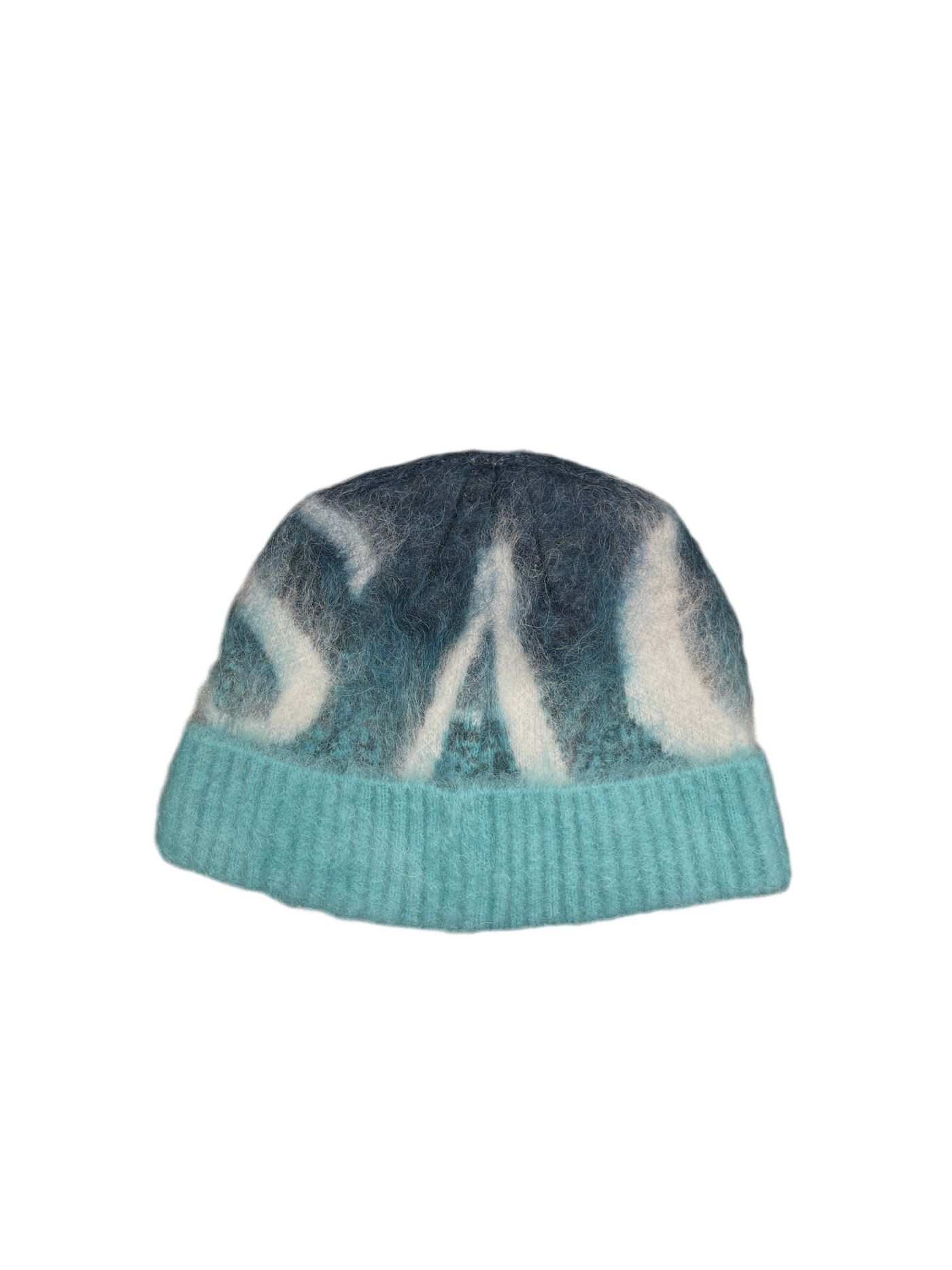 Casablanca Wool Mohair Gradient Beanie Midnight Blue