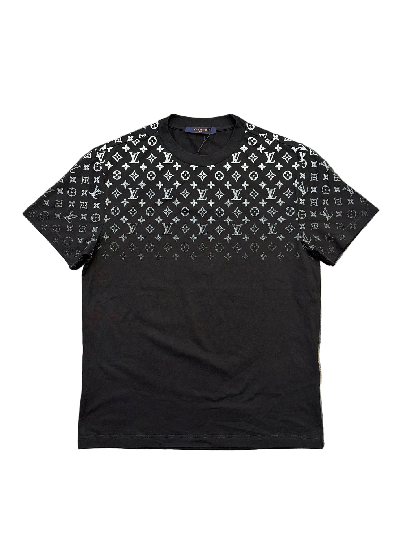 LV Icons Monogram Gradient Cotton T-Shirt Black